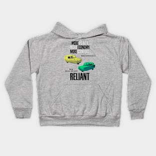 RELIANT REGAL and SUPERVAN - advert Kids Hoodie